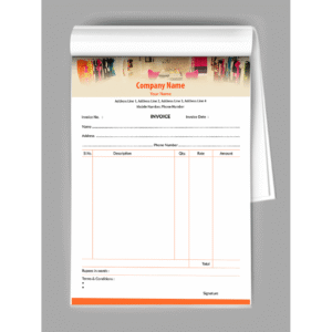 A4 Multicolour Bill Book (Minimum Quantity- 10)