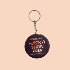 Round Badge Keychain